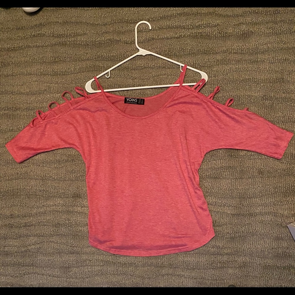Cold shoulder top.